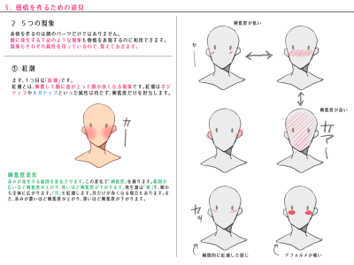 各种表情描绘方法 绘画教程 讲座 生肉