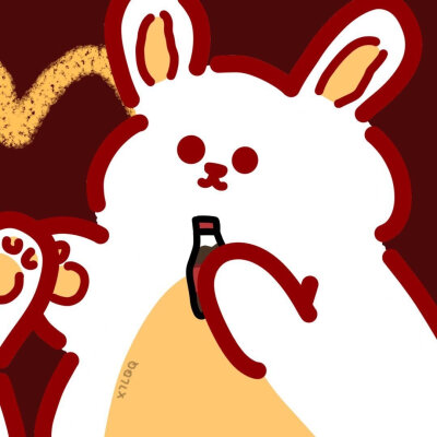 可爱熊熊兔兔情头