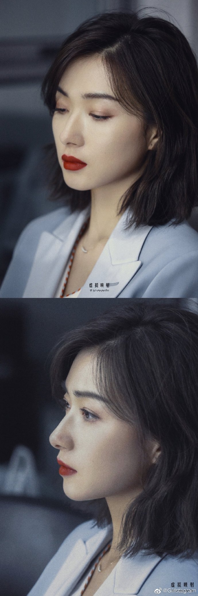 《乘风破浪的姐姐》中的万茜 漂亮姐姐的神仙侧颜真的太好看了