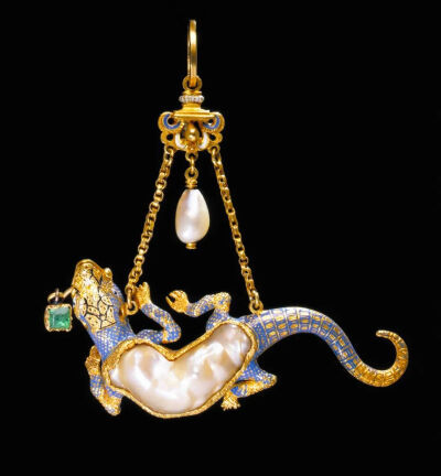 蜥蜴挂坠/维多利亚和阿尔伯特博物馆/16世纪晚期