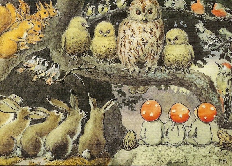 艾尔莎•贝斯寇（Elsa Beskow）童话绘本