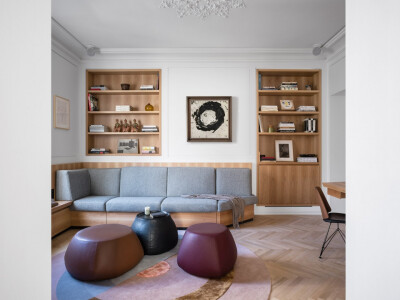 十六号公寓，巴黎 / studio razavi architecture
温馨且具有现代感的巴黎式公寓