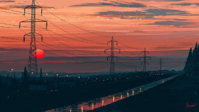 真的很美~
乌克兰插画师：Alena Aenami ​​​