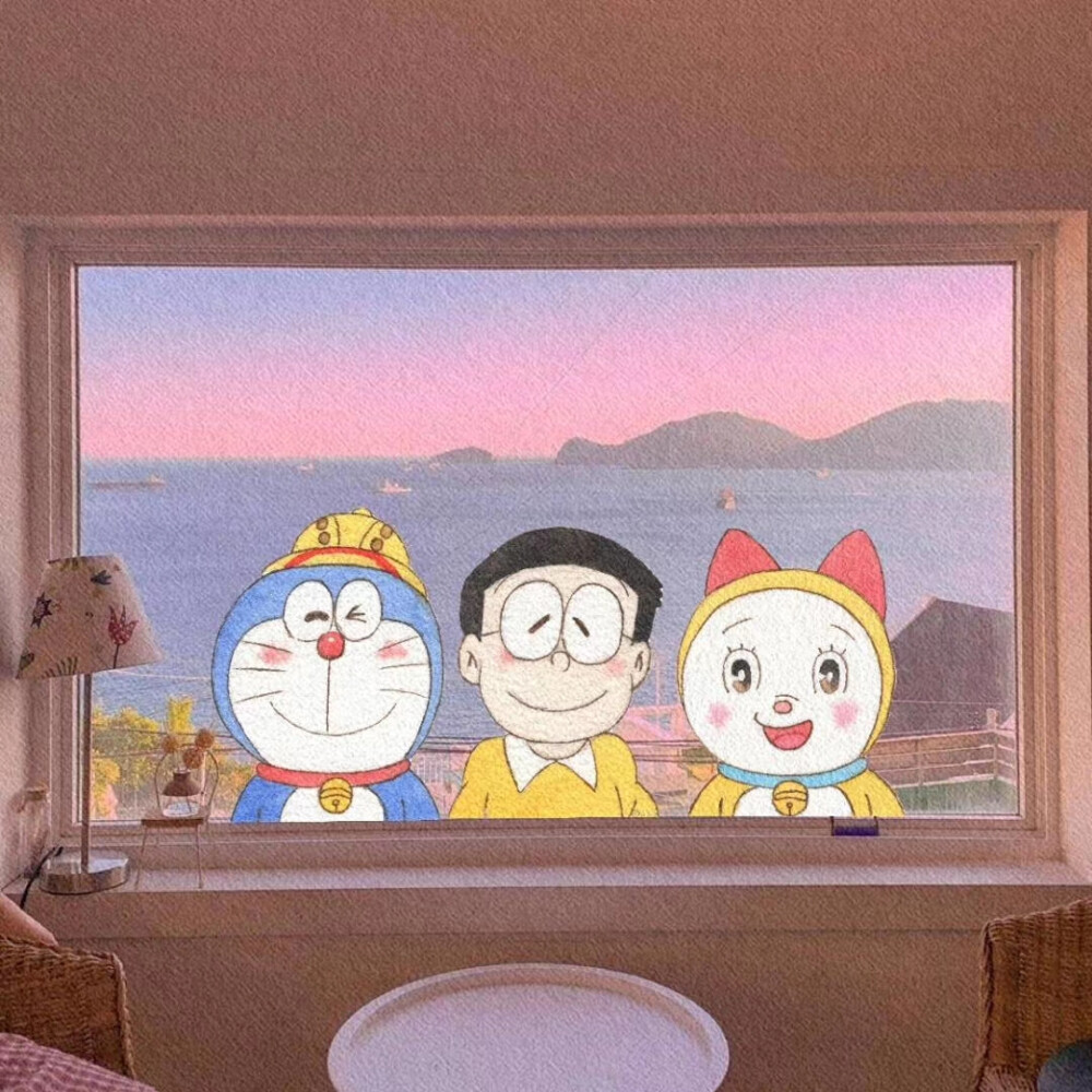 哆啦a梦背景图