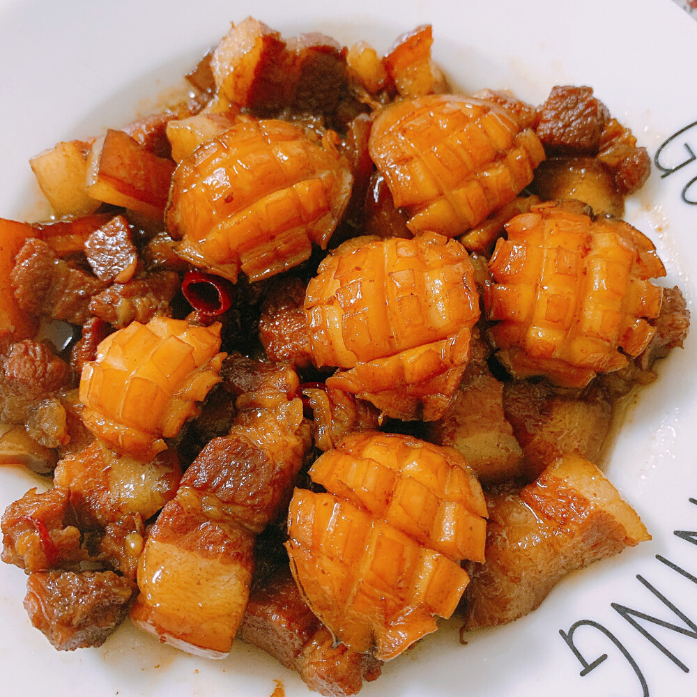 (鲍鱼红烧肉)下厨房app:小小橙王