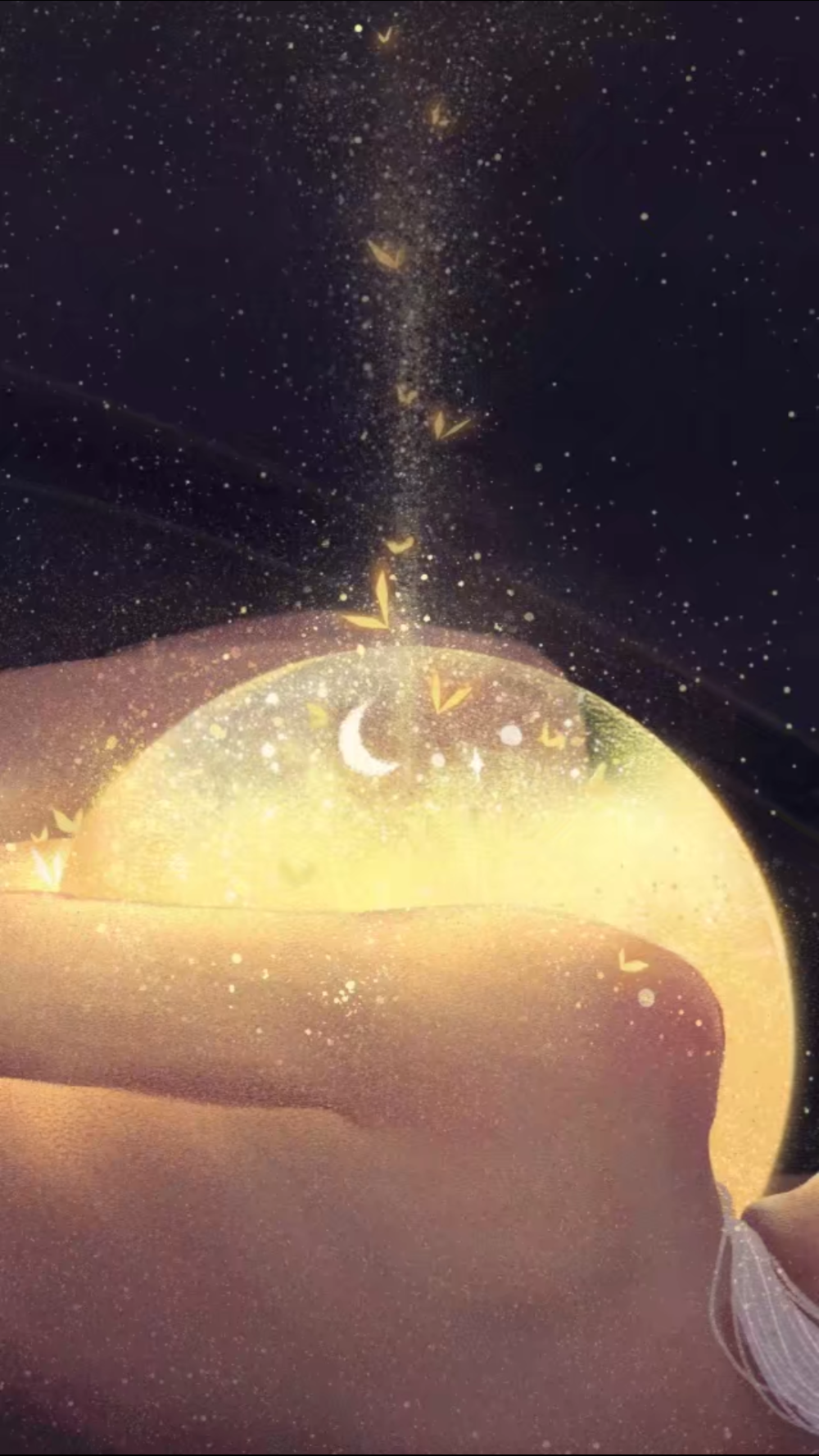 梦幻 手绘 插画 小清新