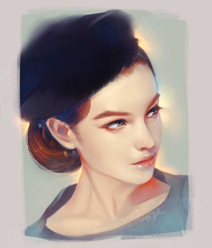 画师peterxiao女头