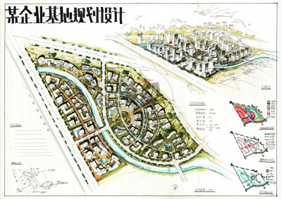 科技园规划设计--大禹手绘规划快题优秀作品欣赏