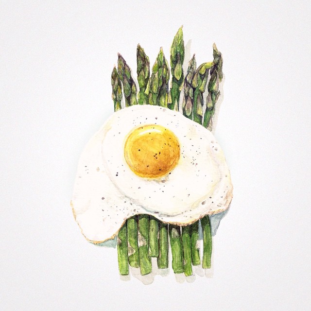 ins: food_illustrations
手繪美食甜品