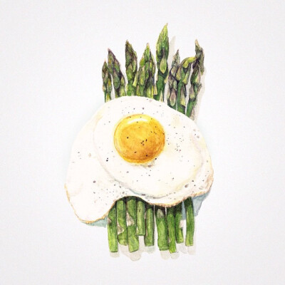 ins: food_illustrations
手绘美食甜品