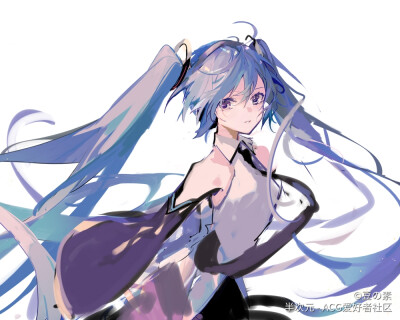 画师水印
miku