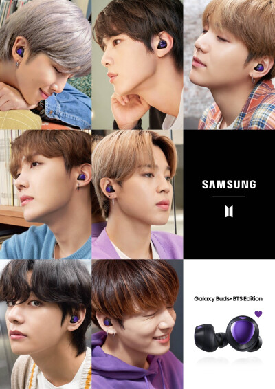 Galaxy Buds & BTS Edition
三星Galaxy耳机 卡图
#防弹少年团