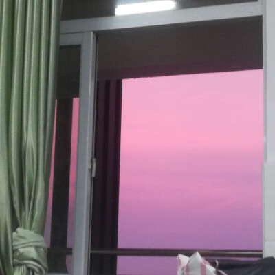 #学校#天空#美丽的夕阳总在学校的晚自习