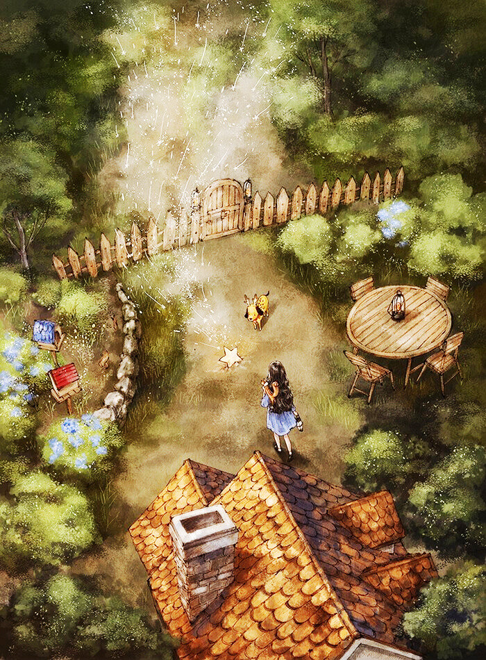 壁纸‖《森林女孩日记》合集(14)
cr：韩国插画师aeppol