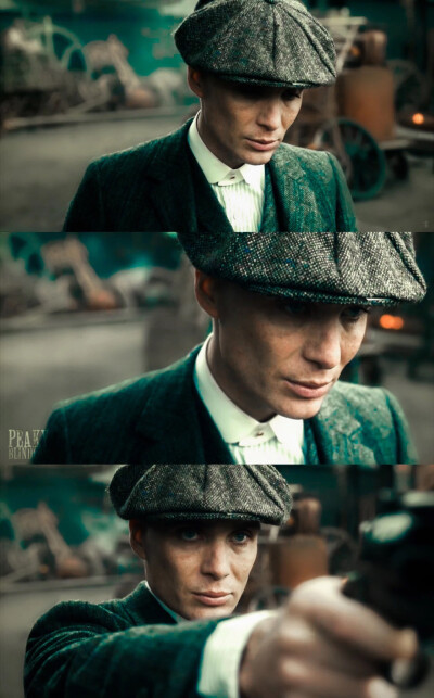 Cillian Murphy in“Peaky Blinders”
Thomas Michael Shelby（Tommy Shelby）