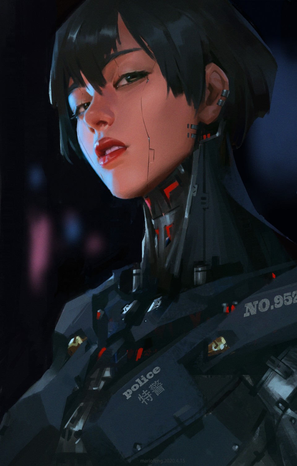 CG 插画 厚涂