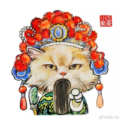 中国戏曲风 猫类