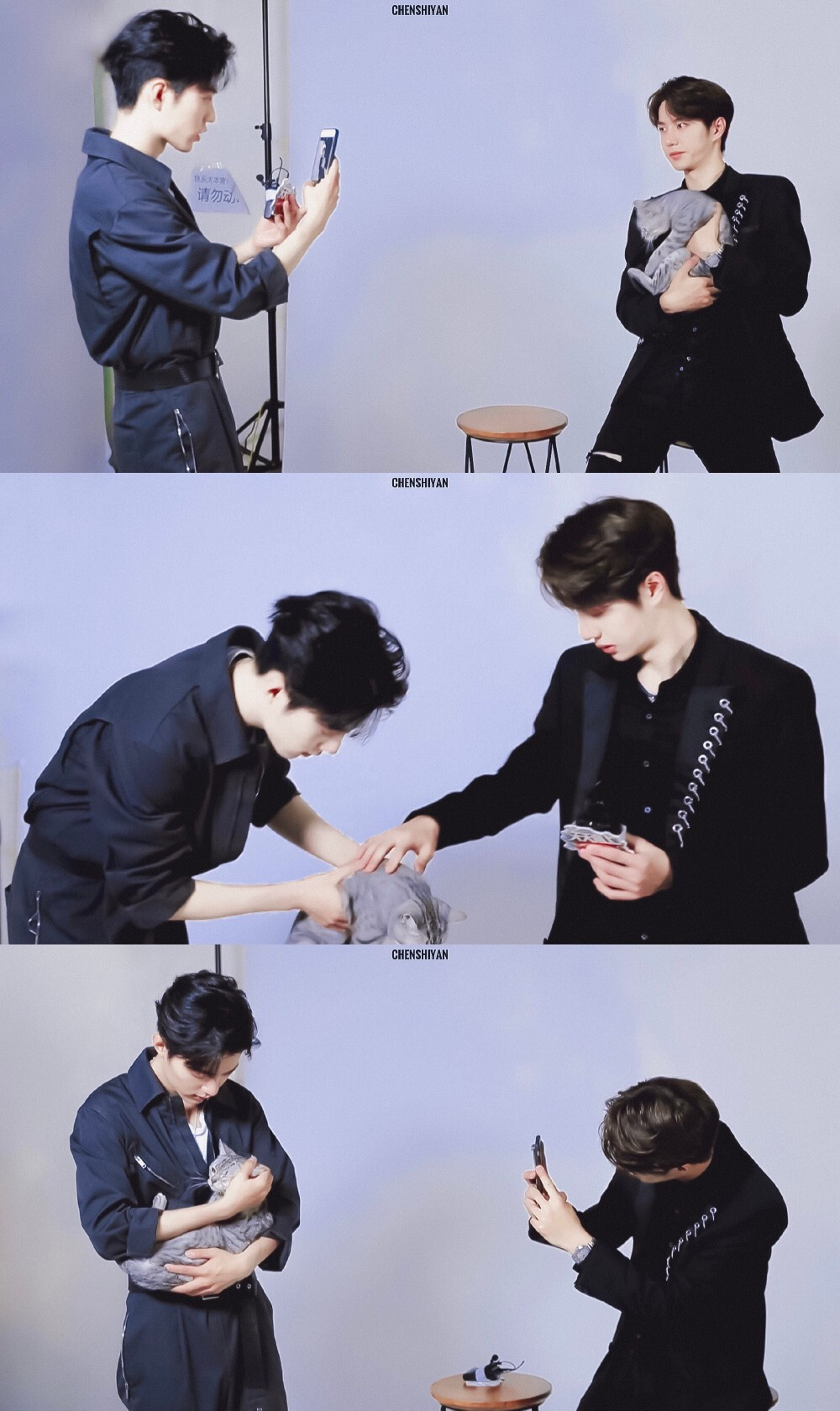 王一博肖战天天向上博肖