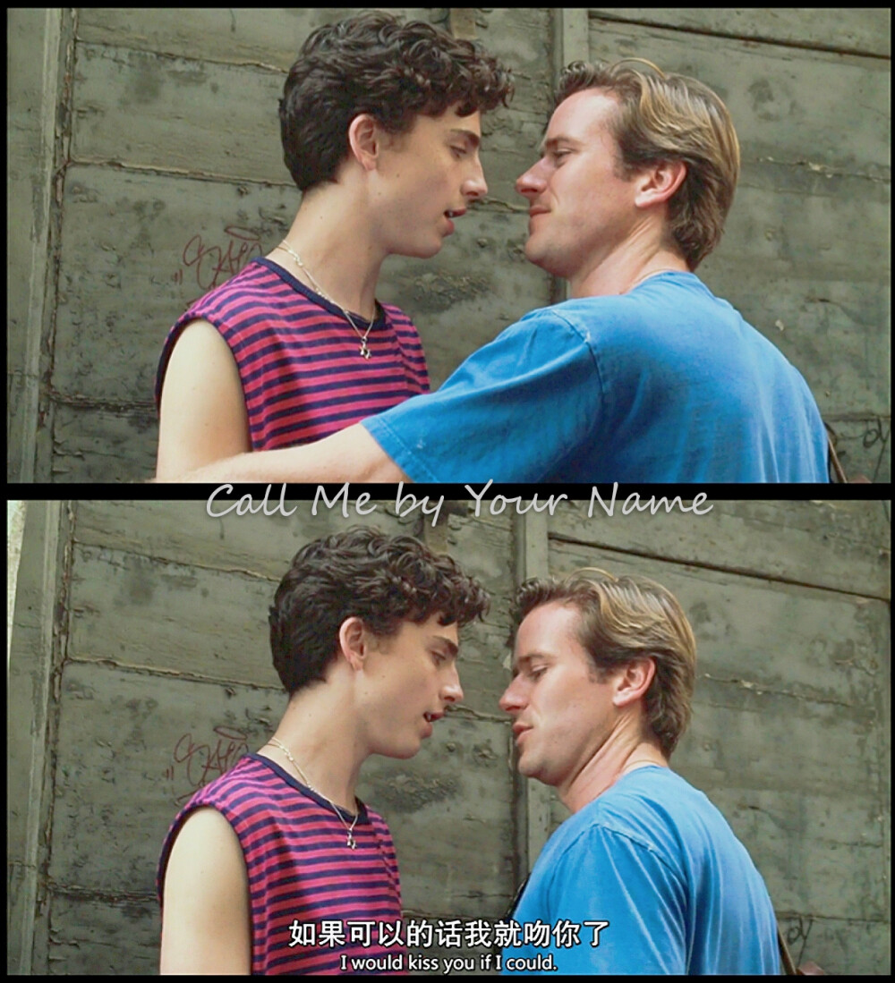 请以你的名字呼唤我
Call Me by Your Name