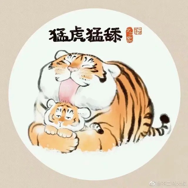 可爱的小老虎呀