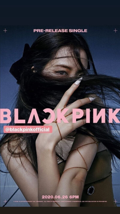 Black Pink回归海报第一弹