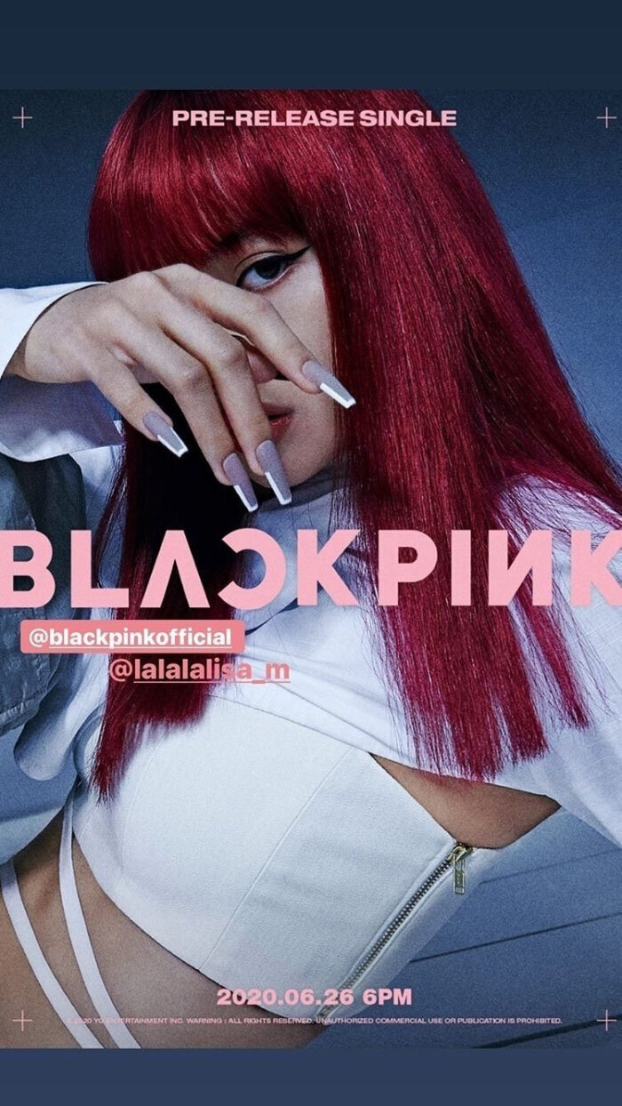 Black Pink回归海报第一弹