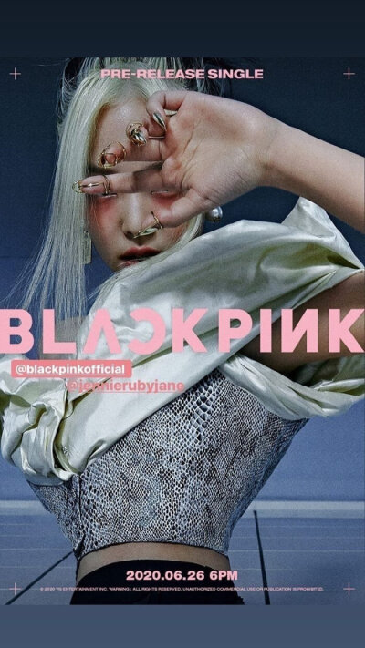 Black Pink回归海报第一弹