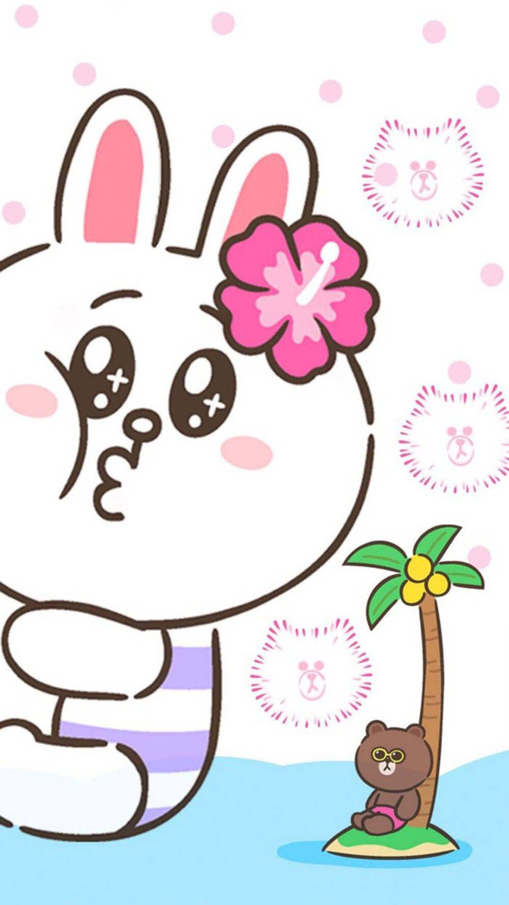布朗熊可妮兔莎莉鸡壁纸
