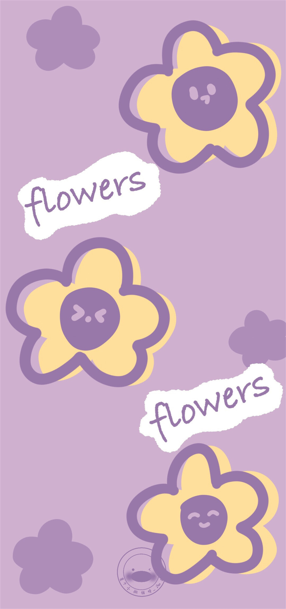 碎花，平铺壁纸