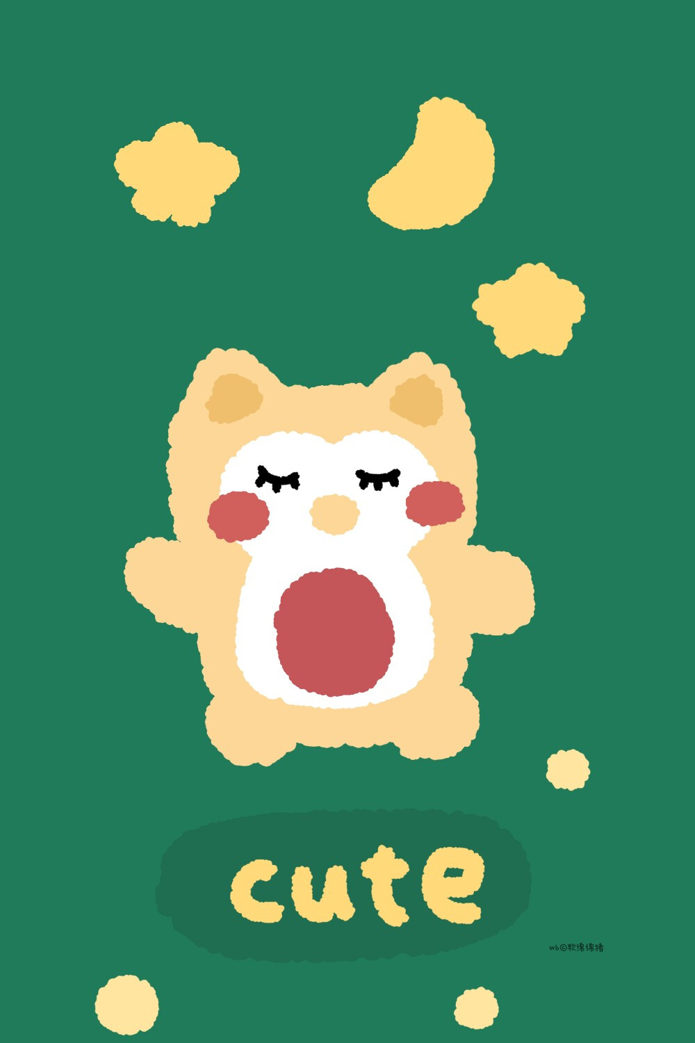 分享一组电脑 / ipad壁纸 可爱壁纸无水印✨
​©软绵绵猪 ​