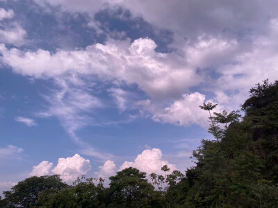 天空，黄昏，落日