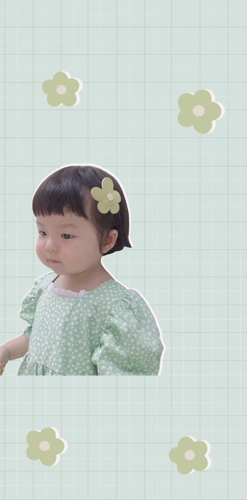 丸子妹萌娃手机壁纸可爱