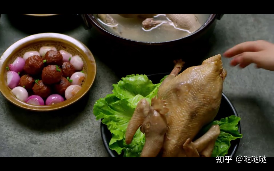 红葱头焖牛肉丸，豆豉五香盐焗鸡