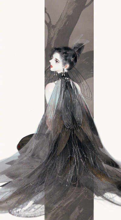 ［古风美人］画师 ：伊吹鸡腿子