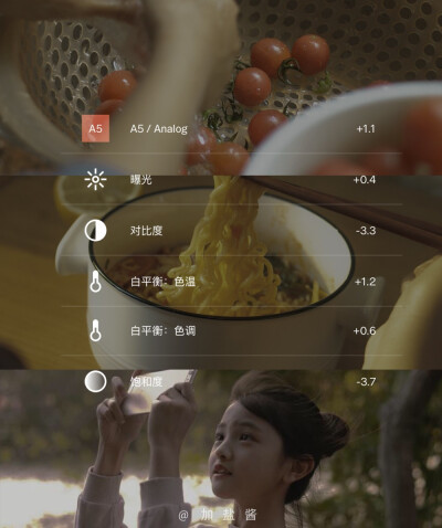 手机修图｜VSCO调色分享
作者：@加盐酱 ​
