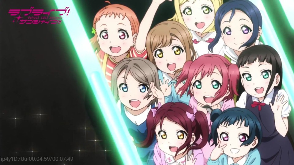 Aqours 第三张带有PV的单曲 HAPPY PARTY TRAIN PV截图 