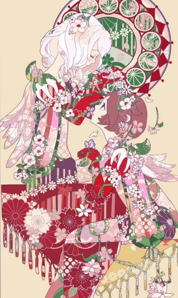 插画，ボルボネ