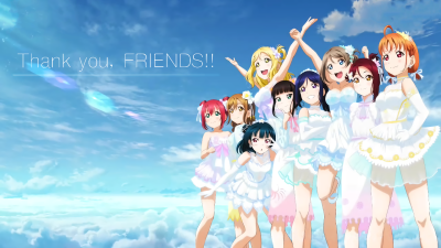 Aqours Thank you friends 宣传图