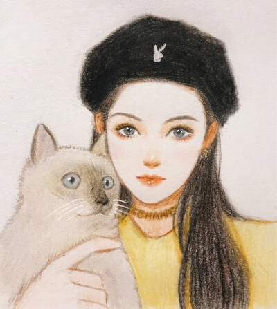 少女与猫