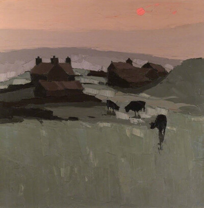 凯芬·威廉姆斯（Kyffin Williams）被公认为20世纪威尔士的标志性画家，他常从威尔士的自然风光和田园场景中汲取灵感。威廉姆斯在创作时并不拘泥于对细节的刻画，而是用调色刀涂抹厚重的色块，从而呈现出浑厚的自然风…