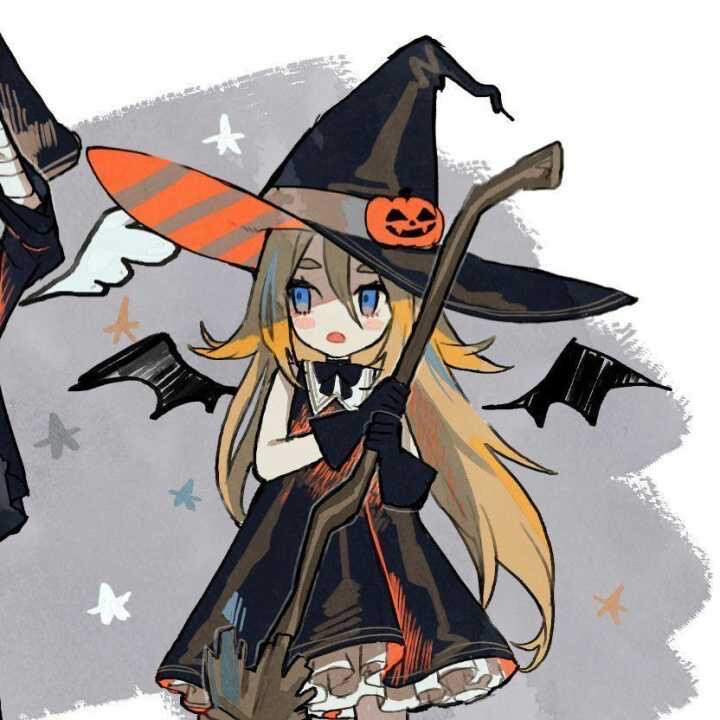 Trick or treat! I'm a witch.