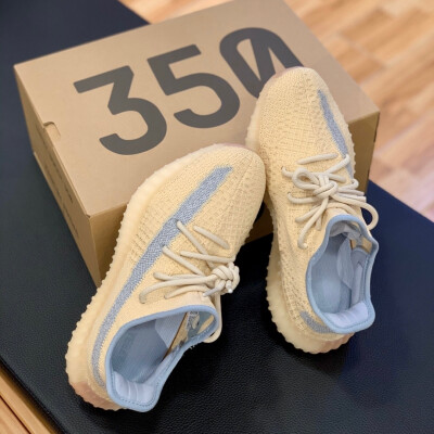 Yeezy350淡黄色仙女配色 夏天必备