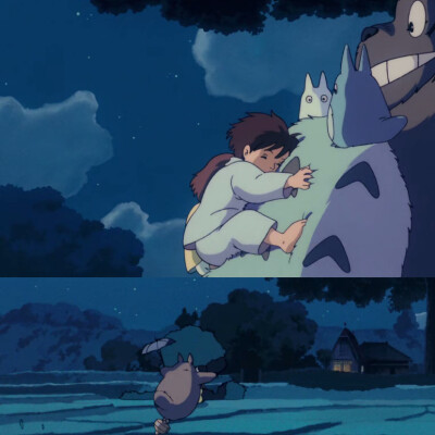 宫崎骏治愈系动漫「龙猫」下
小时候你有想过拥有一只龙猫吗？