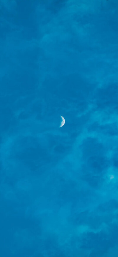 简单壁纸＿清新治愈系《唯美天空》蓝色高清✨