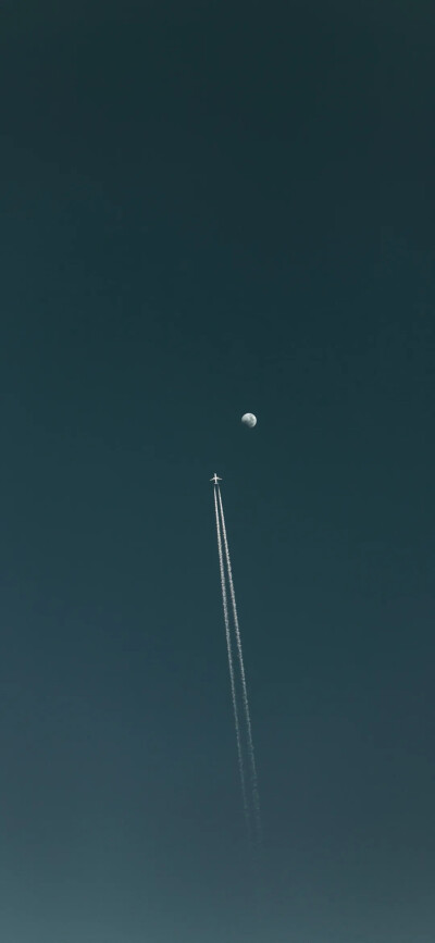 简单壁纸＿清新治愈系《唯美天空》蓝色高清✨