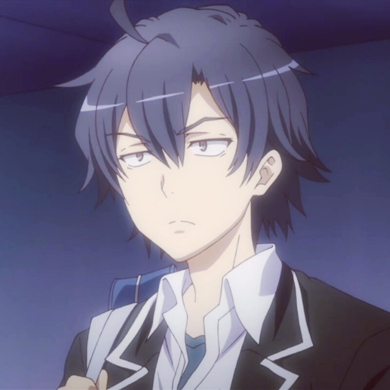 我的青春恋爱物语果然有问题 比企谷八幡 动漫头像 动漫男生头像