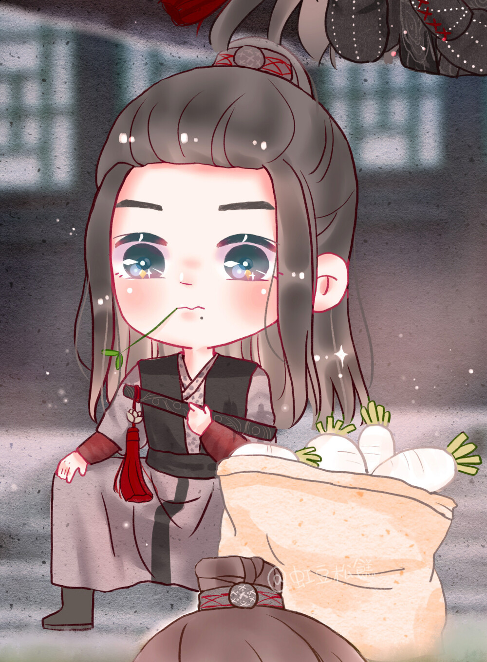 肖战陈情令魏无羡可爱卡通动画头像