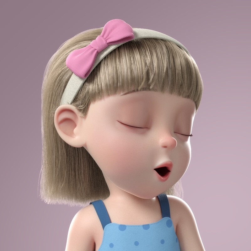 可爱头像
出处：CartoonFactory 公司创造的一个3D卡通女孩人物形象
搬运：微博@关于壁纸