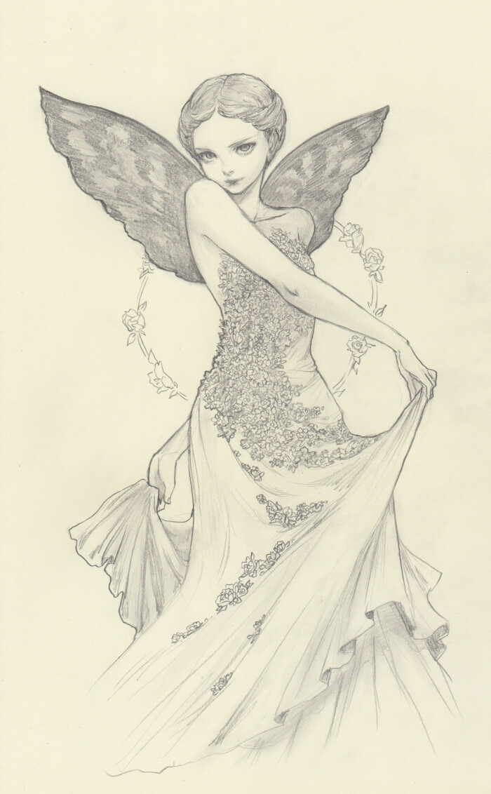插画：洛丽塔 手绘