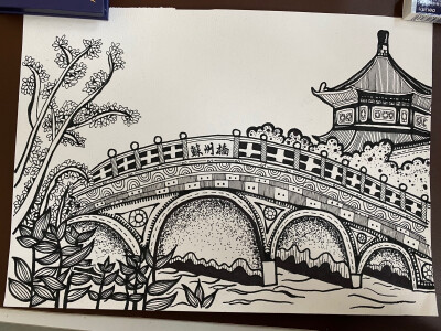 黑白插画 装饰画